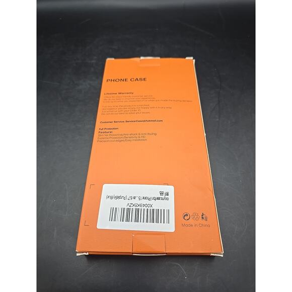 iPhone 15 Pro Max Case Sky Blue/ Light Purple Shockproof - Picture 7 of 7